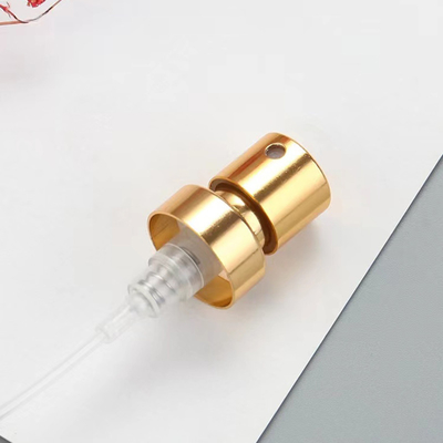 15 mm de lujo perfume oro metal aluminio atomizador anodizado bomba de pulverización de niebla fina