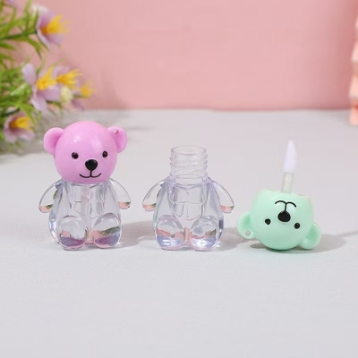 4ml tubo de lápiz labial embalaje de compresión personalizada caja de lápiz labial brillo de labio pantalla de lápiz labial soporte con cápsula