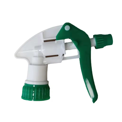 28/400 28/410 D Forma gran salida PP pulverizador de disparo de plástico con tipo de pulverización ajustable Compatible con la mayoría de los productos químicos