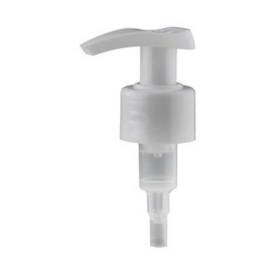 Bomba dispensadora de botella de plástico de superficie lisa 24/410 para champú y loción