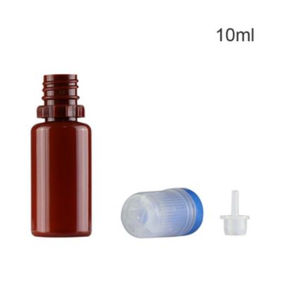 Botella de líquido líquido de plástico negro transparente con tapa a prueba de niños