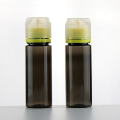 Botella de aceite de humo negro transparente de 30 ml Botella de aceite para mascotas Embalaje de plástico