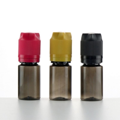 Botella de aceite de humo negro transparente de 30 ml Botella de aceite para mascotas Embalaje de plástico