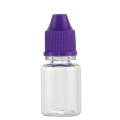 Botella de aceite de humo negro transparente de 30 ml Botella de aceite para mascotas Embalaje de plástico