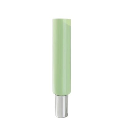 Tubo negro redondo con tapa de tornillo para crema facial y cuidado de la piel bajo MOQ