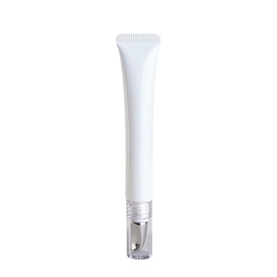 Tubo negro redondo con tapa de tornillo para crema facial y cuidado de la piel bajo MOQ