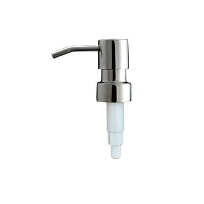 Acero inoxidable Oro fuera de la primavera bomba de loción Dispensador de jabón de metal negro Diámetro 28 mm
