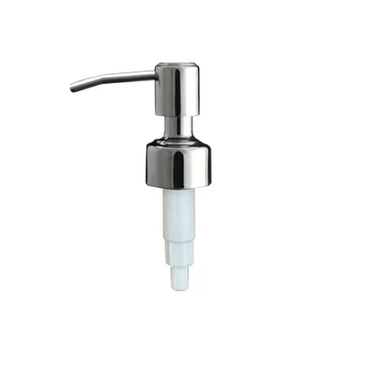 Acero inoxidable Oro fuera de la primavera bomba de loción Dispensador de jabón de metal negro Diámetro 28 mm