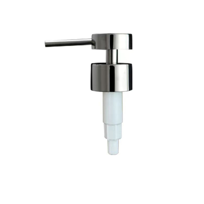 Acero inoxidable Oro fuera de la primavera bomba de loción Dispensador de jabón de metal negro Diámetro 28 mm