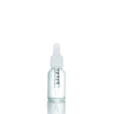 Botella de plástico de 18 mm y botella de vidrio de aceite de ámbar de aceite esencial de 10 ml para viajes o hogar