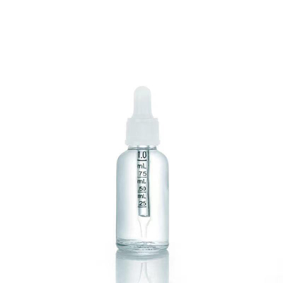 Botella de plástico de 18 mm y botella de vidrio de aceite de ámbar de aceite esencial de 10 ml para viajes o hogar