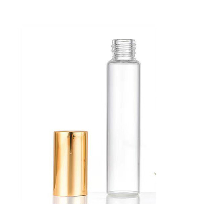 5 ml de calidad Mini muestra vacía Oro Negro Plata Aluminio Sprayer Spray de vidrio