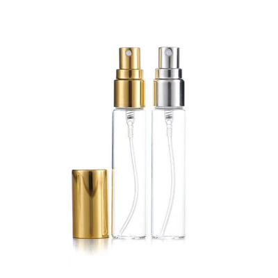 Botella de vidrio de perfume recargable de tamaño pequeño