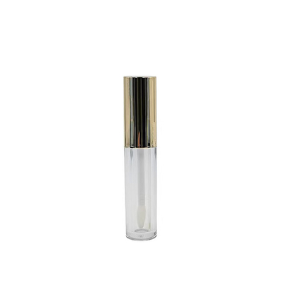 Tubo de brillo labial negro caja negra envuelta con logotipo personalizado