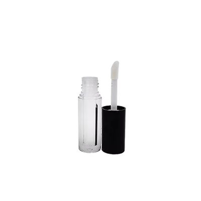 Tubo de bálsamo labial de plástico para recipiente cosmético Embalaje de plástico personalizado 3.5G Tubo de lápiz labial vacío con cerradura de tornillo de sello de goma