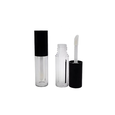 Tubo de bálsamo labial de plástico para recipiente cosmético Embalaje de plástico personalizado 3.5G Tubo de lápiz labial vacío con cerradura de tornillo de sello de goma