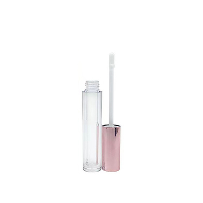 Sello de goma cerradura de tornillo tubo de plástico bálsamo labial para recipiente cosmético embalaje personalizado 4g boca redonda vacía tubo de lápiz labial con