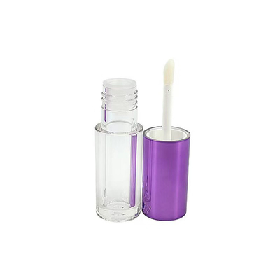 Tubo de lápiz labial con cerradura de tornillo de sello de goma Tubo de bálsamo labial de plástico para envases de recipientes cosméticos