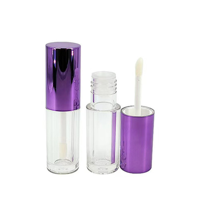 Tubo de lápiz labial con cerradura de tornillo de sello de goma Tubo de bálsamo labial de plástico para envases de recipientes cosméticos