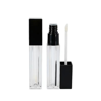 Tubo de lápiz labial de boca redonda vacía de 4g personalizado con cerradura de tornillo de sello de goma Tubo de bálsamo labial de plástico para envases de recipientes cosméticos