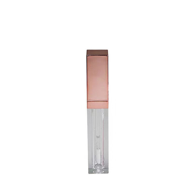 Tubo de bálsamo para envases de recipientes cosméticos envasado bricolaje 4g boca redonda vacía tubo de lápiz labial con sellado de goma cerradura de tornillo labio de plástico