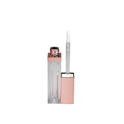 Tubo de bálsamo para envases de recipientes cosméticos envasado bricolaje 4g boca redonda vacía tubo de lápiz labial con sellado de goma cerradura de tornillo labio de plástico