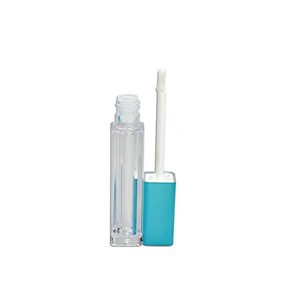 3G Tubo de lápiz labial con boca biselada vacía con cerradura de tornillo de sello de goma Tubo de bálsamo labial de plástico para recipiente cosmético DIY