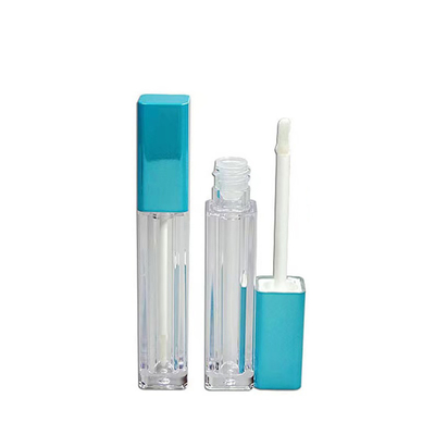 3G Tubo de lápiz labial con boca biselada vacía con cerradura de tornillo de sello de goma Tubo de bálsamo labial de plástico para recipiente cosmético DIY