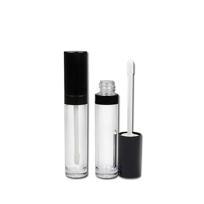 4ml tubo de lápiz labial embalaje de compresión personalizada caja de lápiz labial brillo de labio pantalla de lápiz labial soporte con cápsula