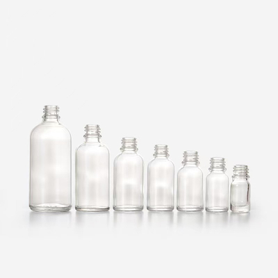 Botella de aceite esencial marrón transparente 5ml 10ml 15ml 20ml 30ml 50ml 100ml para la aromaterapia