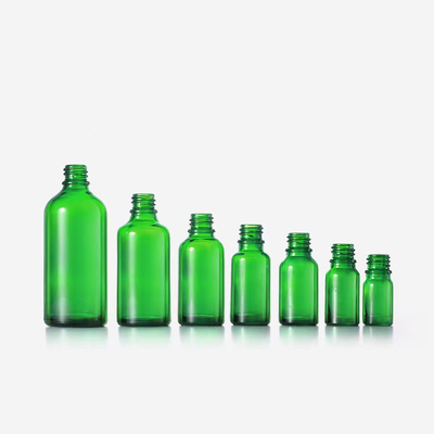 Botella de aceite esencial marrón transparente 5ml 10ml 15ml 20ml 30ml 50ml 100ml para la aromaterapia