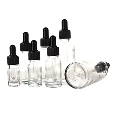 Botella de aceite esencial de 5 ml 10 ml 15 ml 20 ml 30 ml 50 ml 100 ml con gotero