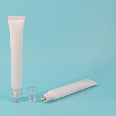 Embalaje cosmético vacío tubo de PE de doble capa con pantalla de seda