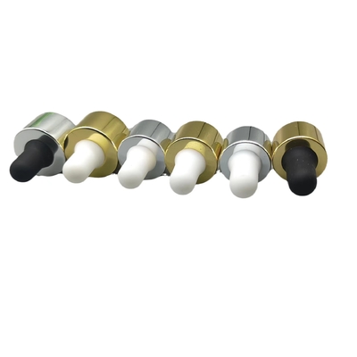 18mm 24mm PP de plástico de goteador con costillas para botellas de aceite esencial y versátil