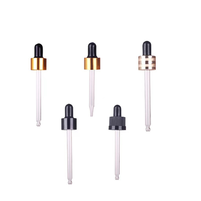 18mm 24mm PP de plástico de goteador con costillas para botellas de aceite esencial y versátil