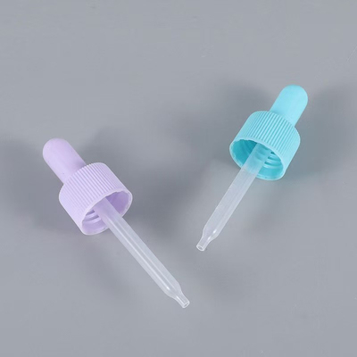 Color personalizado 18mm 24mm PP con costilla gotero de plástico con pipeta de plástico herramienta profesional de distribución de líquidos