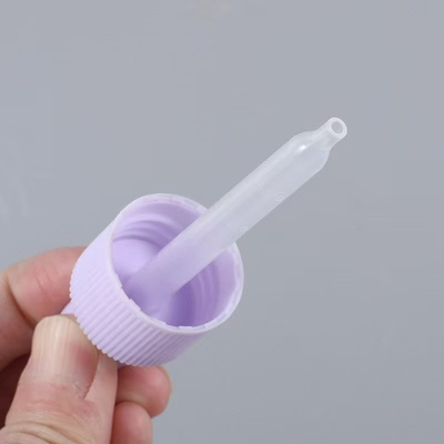 Color personalizado 18mm 24mm PP con costilla gotero de plástico con pipeta de plástico herramienta profesional de distribución de líquidos