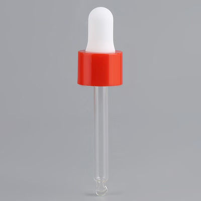 Color personalizado 18 mm 24 mm gotero de plástico de PP liso con pipeta de plástico para mediciones precisas