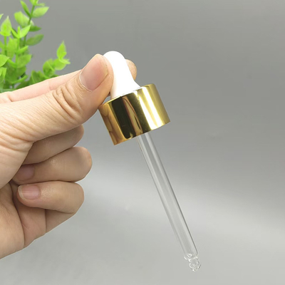 Color personalizado 18 mm 24 mm de aluminio de cierre de gotero de plástico para botella de aceite esencial