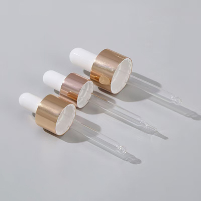 Color personalizado 18 mm 24 mm de aluminio de cierre de gotero de plástico para botella de aceite esencial