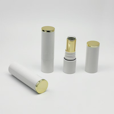 Tubo de bálsamo labial de plástico para embalaje de recipientes cosméticos personalizado 3.5g 5g Tubo de lápiz labial de labios vacíos