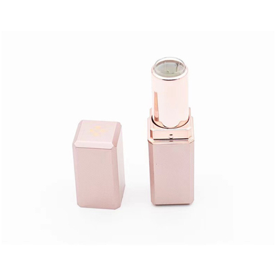 Tubo de lápiz labial con sellado de goma tornillo de plástico tubo de bálsamo labial para recipiente cosmético