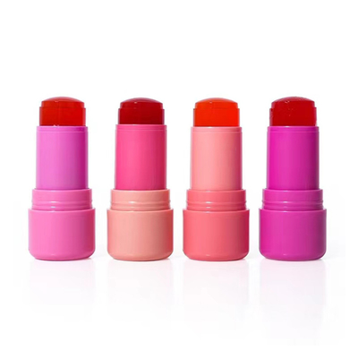 Tubo de lápiz labial con sello de goma Tubo de bálsamo labial de plástico para envases de recipientes cosméticos