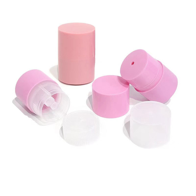 Fábrica de tubos de lápiz labial de boca redonda 4g vacío con cerradura de tornillo de sello de goma Tubo de bálsamo labial de plástico para envases de recipientes cosméticos