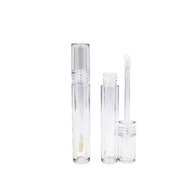 Cerradura con tornillo de sello de goma tubo de bálsamo labial de plástico para envases de recipientes cosméticos 3.5g 5g tubo de lápiz labial de labios vacíos