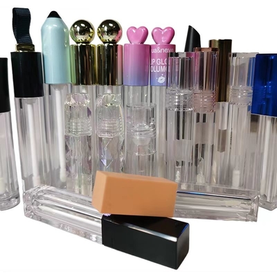 Embalaje personalizado para lápiz labial de maquillaje y brillo labial Contenedor de lápiz labial de plástico