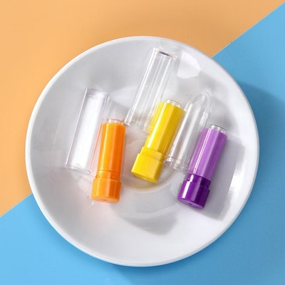 1G tubo de lápiz labial vacío cerradura de tornillo tubo de plástico de bálsamo labial para envases de recipientes cosméticos