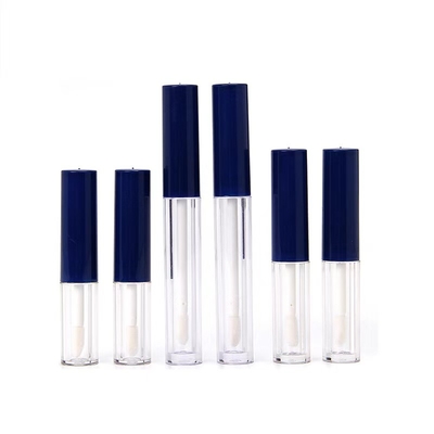 5G Paquete cosmético de paja de trigo Tubos de lápiz labial con tapa blanca suave