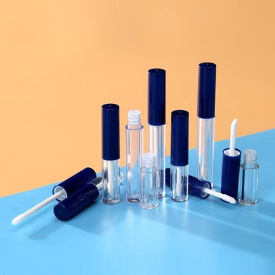 5G Paquete cosmético de paja de trigo Tubos de lápiz labial con tapa blanca suave