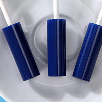 5G Paquete cosmético de paja de trigo Tubos de lápiz labial con tapa blanca suave